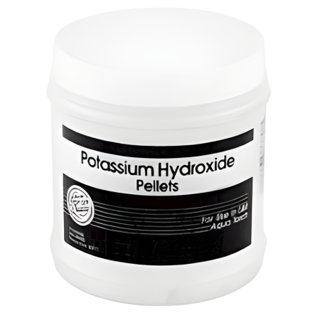 Electrolyte. Potassium hydroxide KOH